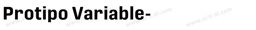 Protipo Variable字体转换